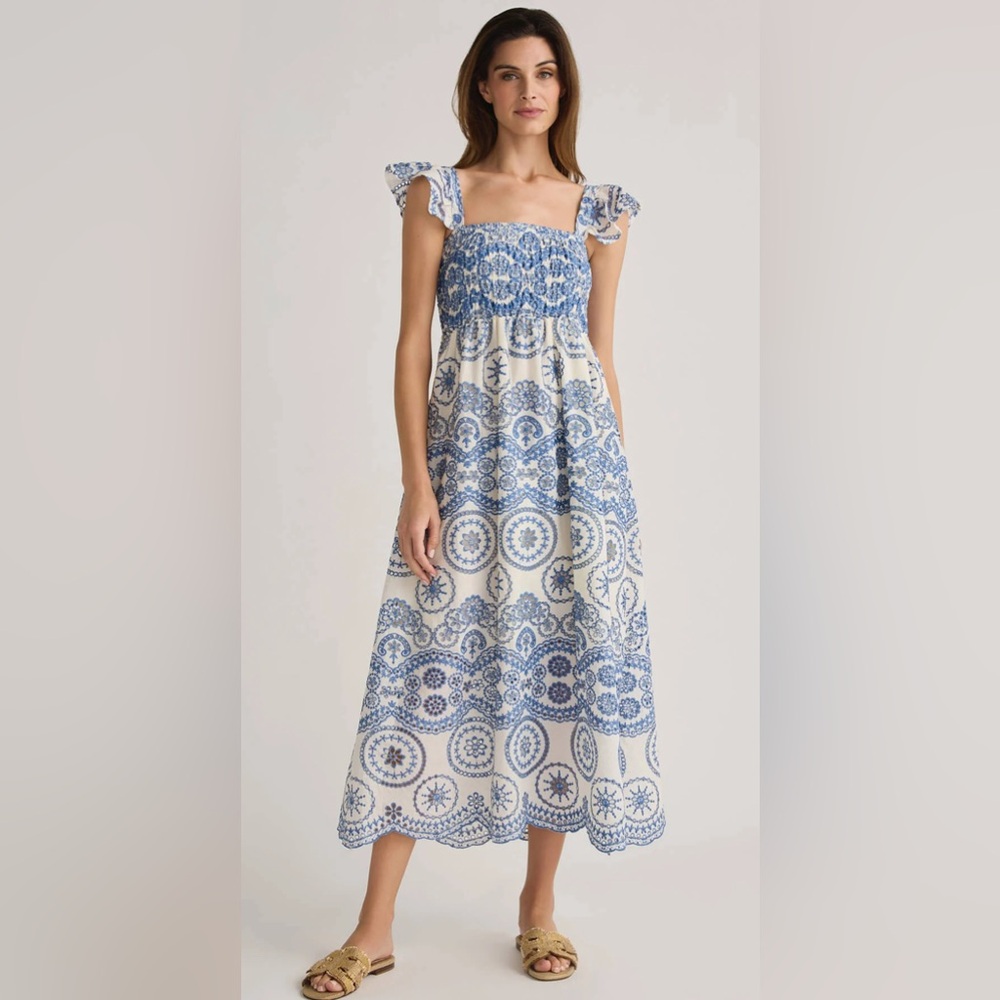 Embroidered Maxi Dress